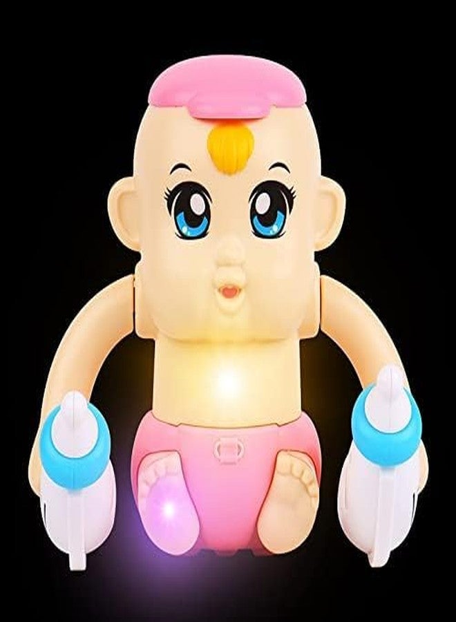Manos Creativity Baby Toy Light & Sound Moving Hand Bottle Toy | Musical Moving Toy for Baby | Crawling Toys | Musical Toy for Kid | Sound Toys | Baby Activity Toy for Kids - Image 3